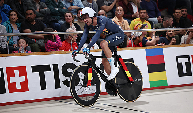 Dráhař Křenek byl na MS jedenáctý v omniu, Němcová se Ševčíkovou v madisonu